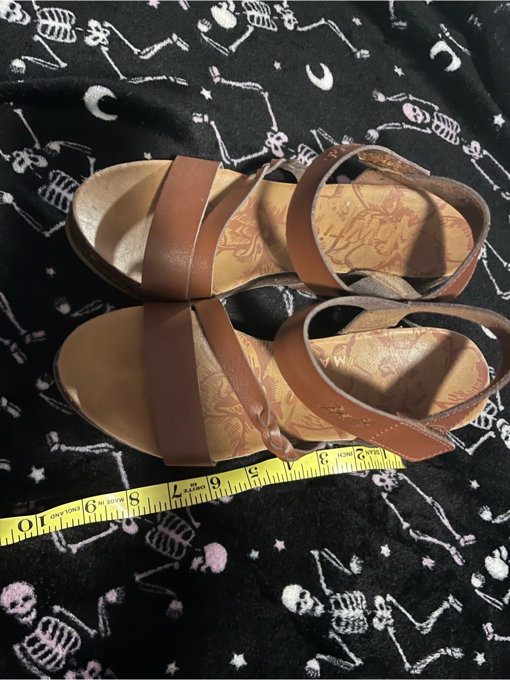 Brown Strappy Women’s Sandals with Ankle Strap